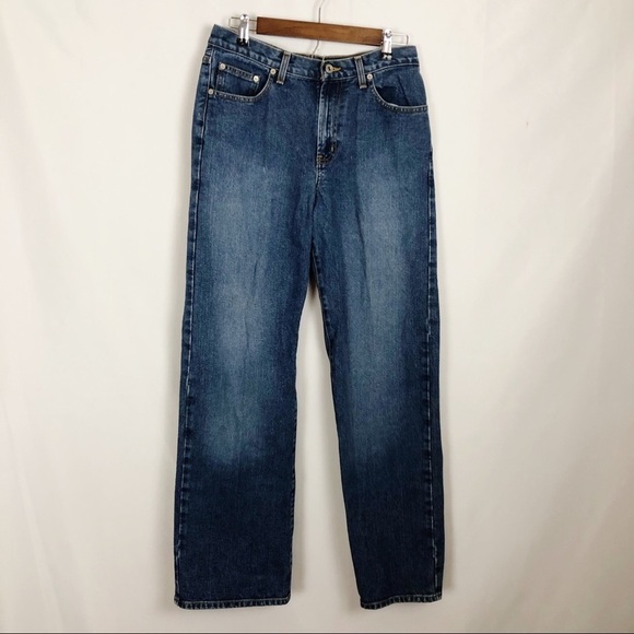 Vintage Y2K Express Bleus Blue Jeans Juniors Size 9/10 Straight - Picture 1 of 14